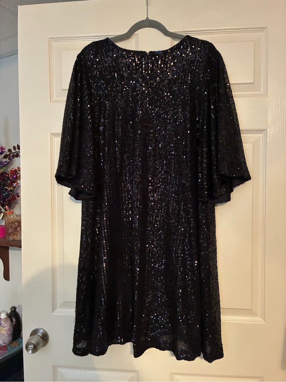 Old Navy Black Sequin Mini Dress